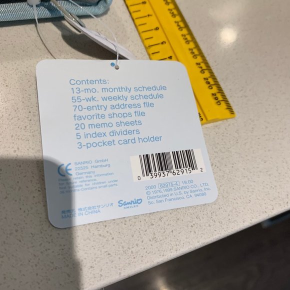 VINTAGE 1999 HELLO KITTY SIX RING BINDER NOTEBOOK PLANNER - Picture 3 of 15